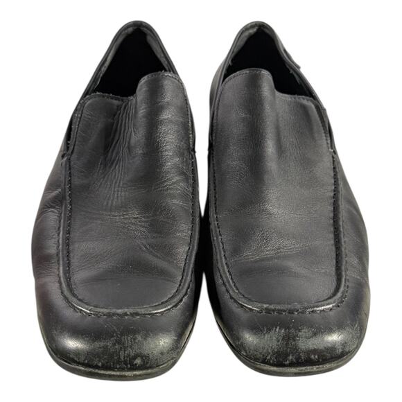 Camper Alicante Black Leather Slip-On Shoes 44 EU / US 10.5 Men's Loafers - Picture 3 of 8
